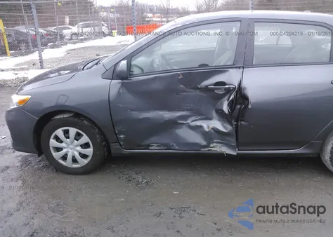 2011 Toyota Corolla Le z USA, uszkodzony, nr VIN 2T1BU4EE9BC651676